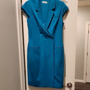 Elegant Blue Women's Dress